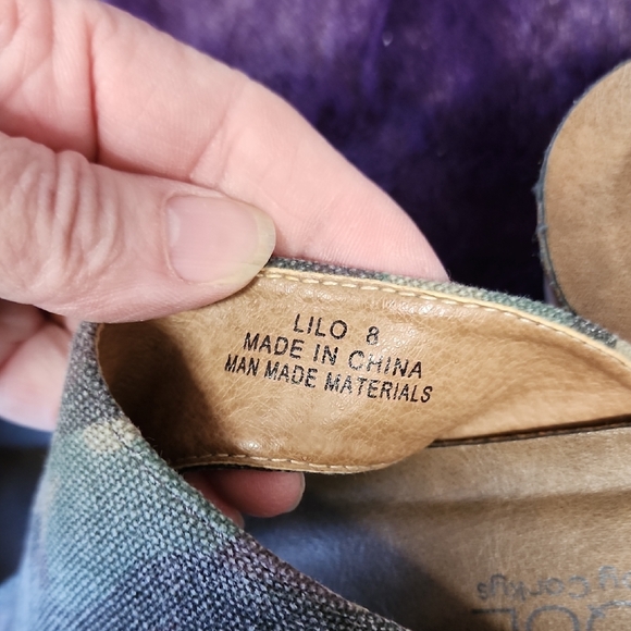 Boutique by Corkys Women's Camouflage Strap wedges sz 8 - Picture 3 of 6